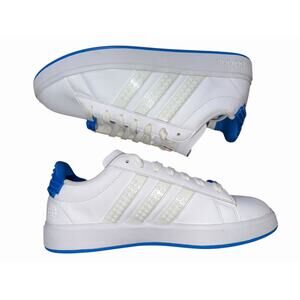 Adidas x LEGO White Blue Sneakers Men’s Size 9 Low Top Casual Shoes